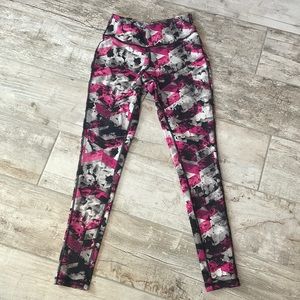 Statement Pink, Black and White Leggings